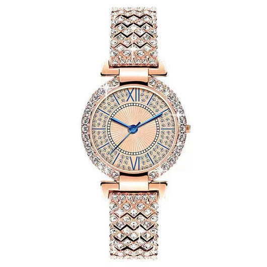 Reloj de Pulsera de Lujo con Diamantes Completos para Mujer - Diseño Versátil y Trendy - Image 10