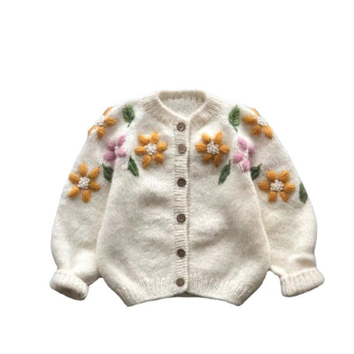 Cardigan Tejido Delgado para Niñas - Top Knit Versátil - Image 3