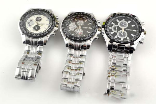 Reloj de Hombre Acero Inoxidable con Calendario y Esfera Luminosa - Image 3