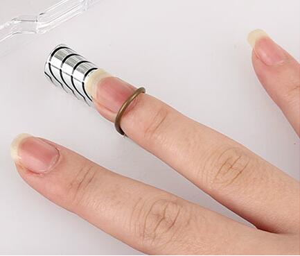 Bandejas de Aluminio para Fotopolímero de Uñas - Caja de 5 Unidades