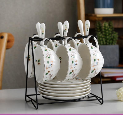 Juego de Taza Cerámica Creativa con Plato y Tetera - Image 28