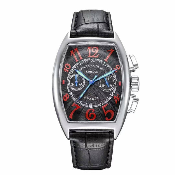 Reloj Casual para Hombre Diseño Barril Cuarzo Resistente