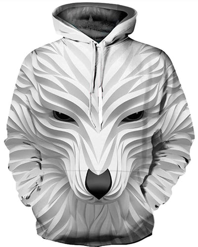 Sudadera con Capucha Estampado 3D Animal para Hombre - Hoodie Casual Streetwear - Image 3