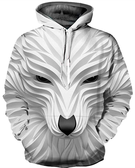 Sudadera con Capucha Estampado 3D Animal para Hombre - Hoodie Casual Streetwear - Image 3