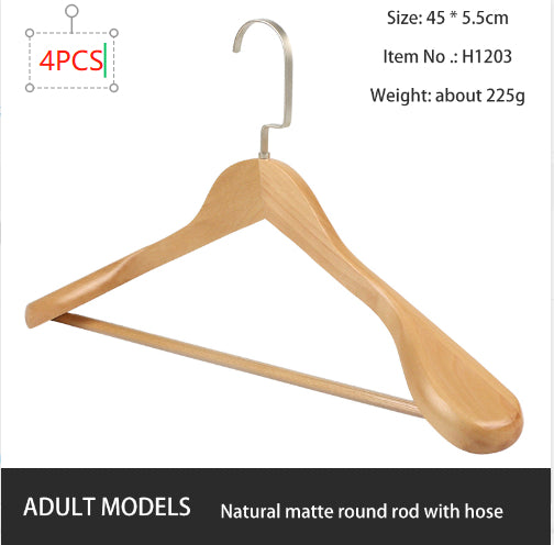Perchas de Madera Maciza Premium para Tiendas y Hoteles - Image 10