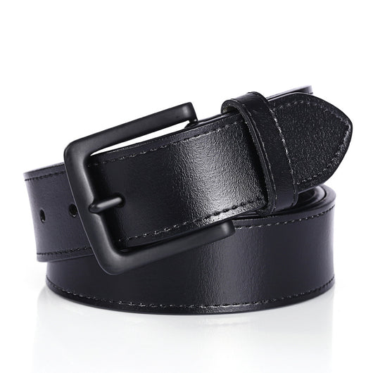 Cinturón de Cuero para Hombre Hebilla Simple Elegante - Image 13