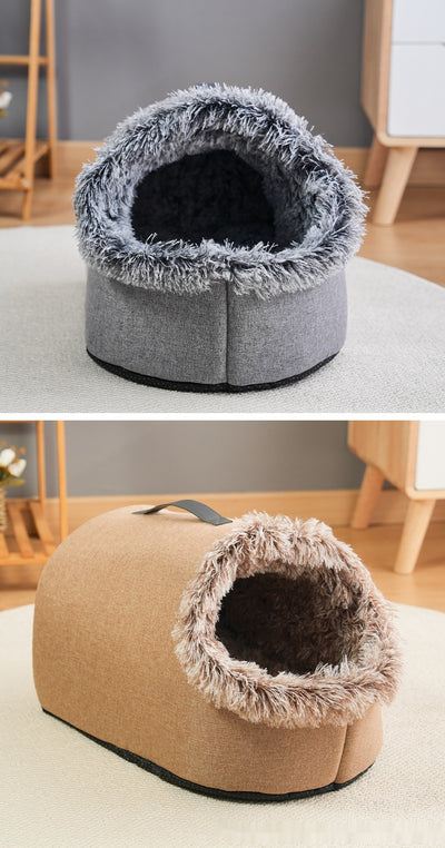 Nido Térmico Portátil para Mascotas - Cama Acolchada Cerrada y Cálida - Image 13