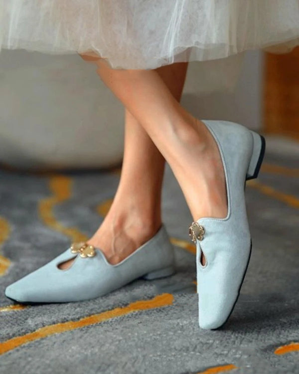 Zapatos para Mujer con Corte Bajo y Punta Cuadrada