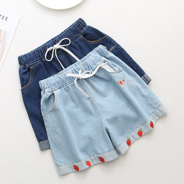 Jeans Anchos Fresa para Mujer - Corte Holgado y Moderno