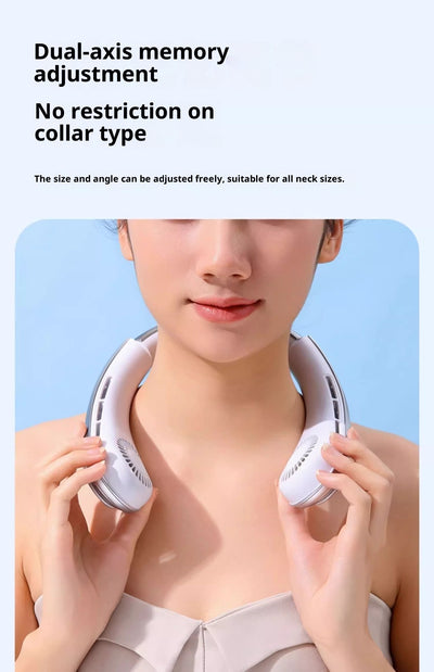 Ventilador Portátil Recargable USB para Cuello - Diseño Ergonómico Manos Libres - Image 13