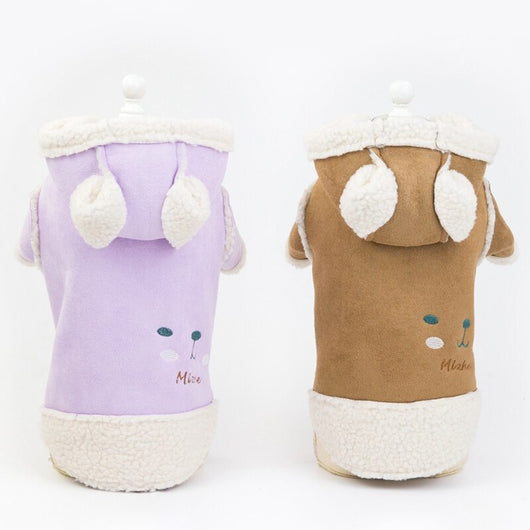 Abrigo de Terciopelo para Mascotas - Chaqueta Estilo Solapa para Perros, Gatos y Peluches - Image 5