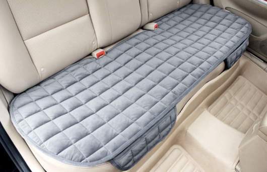 Cojín de Asiento para Auto Acolchado Cuadros Bordados Antideslizante - Image 8