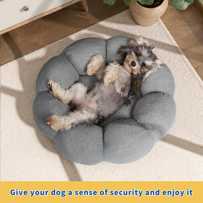Cama Donut Térmica para Gatos y Perros - Cómoda Felpa con Base Antideslizante - Image 5