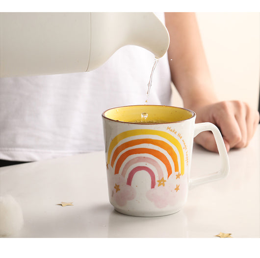 Taza de Cerámica Creativa para Oficina - Diseño Verano Mujer - Image 6