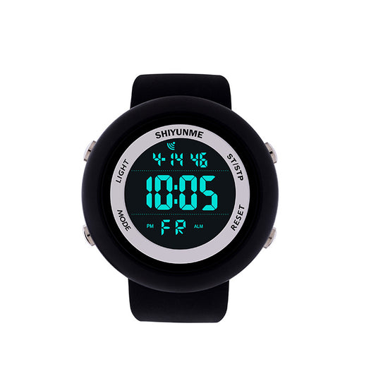 Reloj Deportivo Inteligente Resistente al Agua con Pantalla Dual y Luz Nocturna