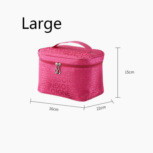 Bolsa Cosmética Portátil Estilo Bento con Compartimentos - Image 8