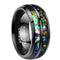 Anillo de Tungsteno Chapado en Oro Negro