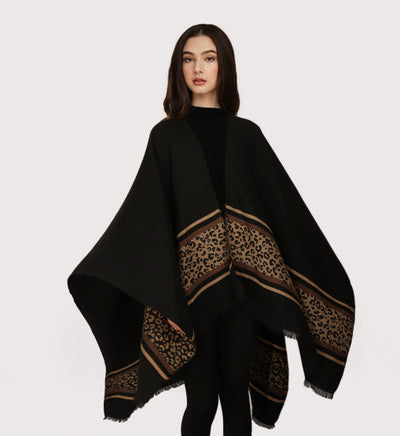 Chal de Seda Jacquard Plateado para Mujer - Image 11