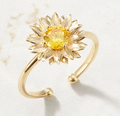 Anillo Ajustable Flor Margarita Estilo Coreano para Mujer - Joya Elegante para Bodas y Compromisos - Image 10