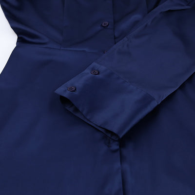 Vestido Camisero Elegante con Hombreras - Image 15