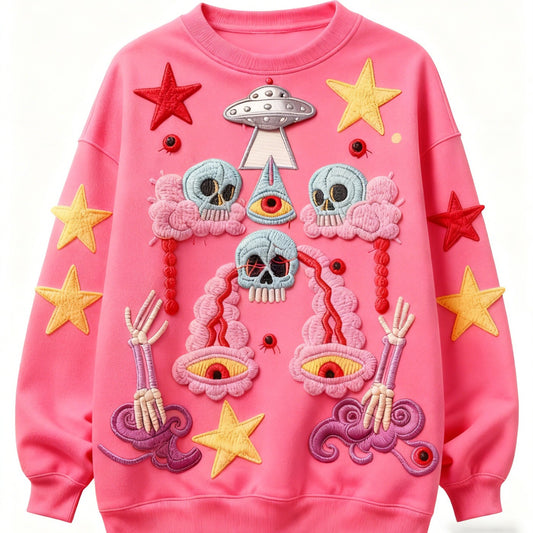 Blusa Casual Estampada en Poliéster