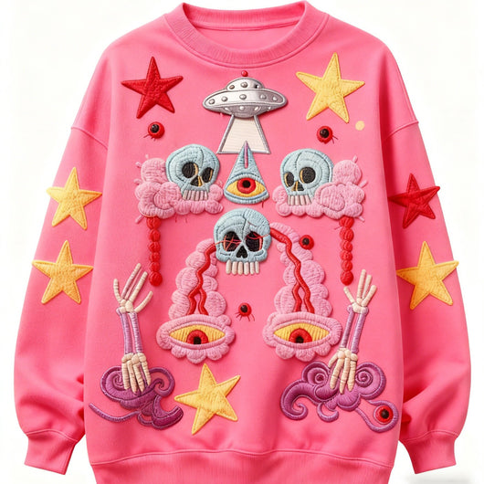 Blusa Casual Estampada en Poliéster