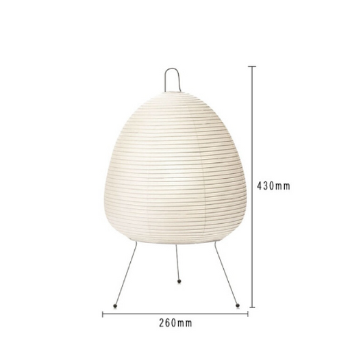 Lámpara de Mesa Nórdica con Papel de Arroz Estilo Japonés - Image 23