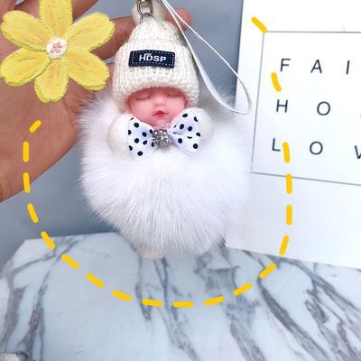 Llavero Colgante de Peluche Joyero para Auto