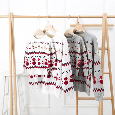 Suéter Familiar Año Nuevo Mamá e Hija - Tejido Coordinado - Image 6