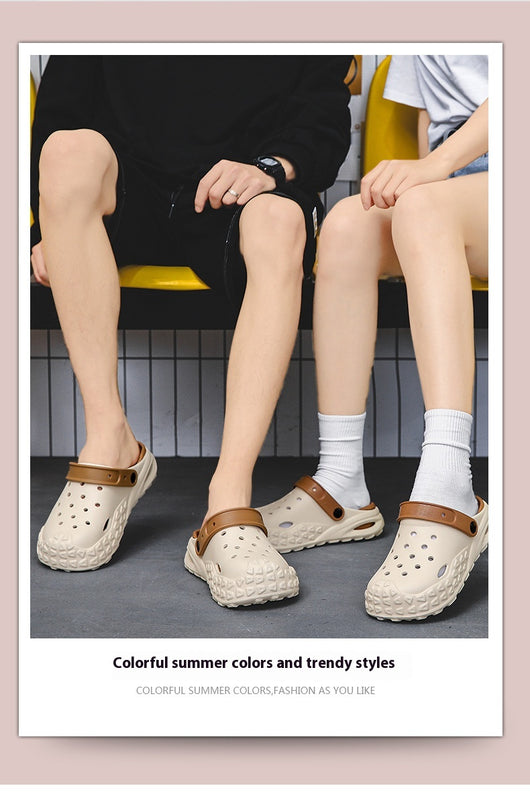 Sandalias Cómodas para Hombre - Zapatos de Playa Verano Punta Cerrada - Image 9