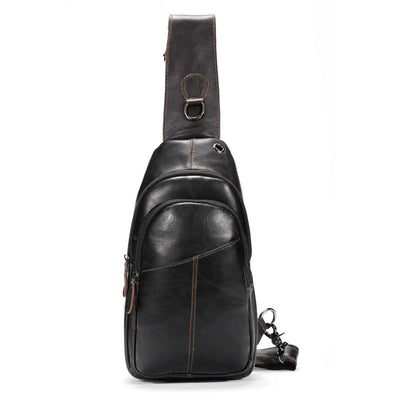 Bolsa Crossbody de Cuero para Hombre - Estilo Casual - Image 11
