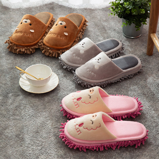 Pantuflas de Limpieza Desmontables y Lavables para Todas las Estaciones