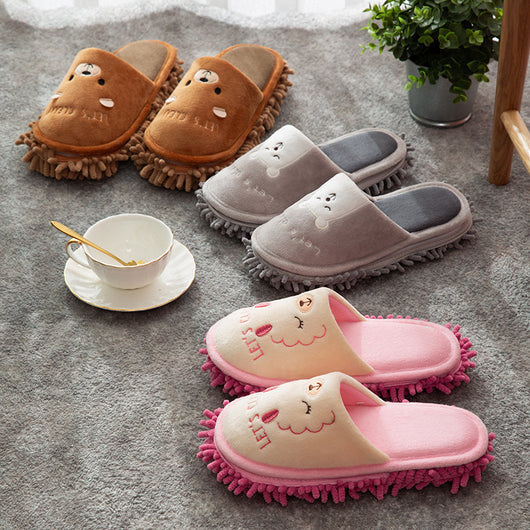 Pantuflas de Limpieza Desmontables y Lavables para Todas las Estaciones