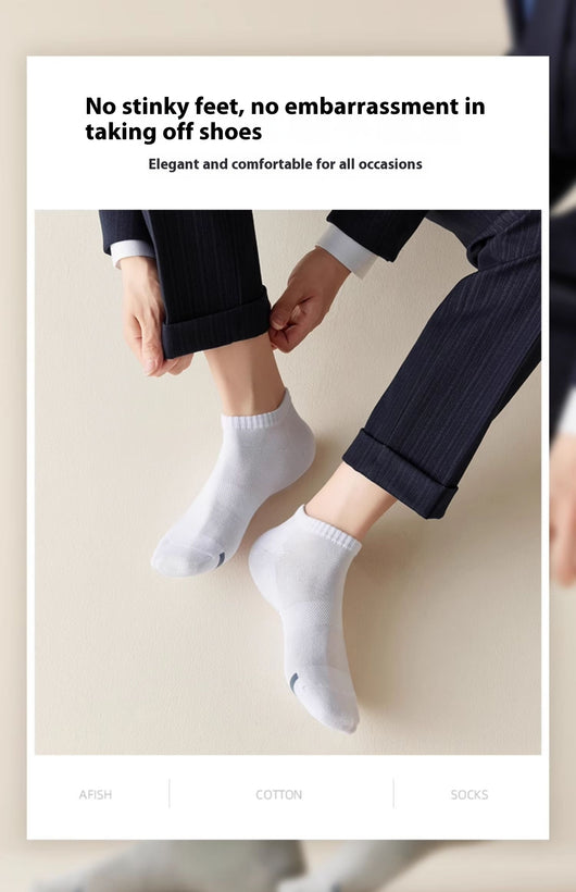 Calcetines Cortos Deportivos Transpirables para Hombre - Verano - Image 12