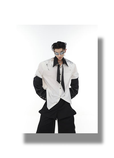 Cardigan Acolchado con Diseño de Costuras y Hombreras - Image 11