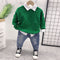 Pantalones De Camisa De Suéter Verde 90 Cm