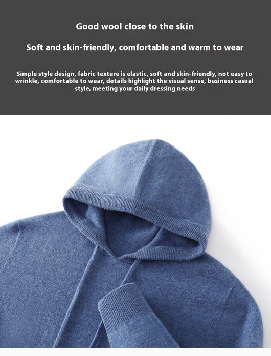 Sudadera con Capucha de Punto Cálida para Hombre - Tejido Suave y Reconfortante - Image 16