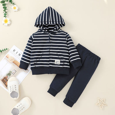 Conjunto de Sudadera con Capucha y Pantalón para Niño - Outfit Deportivo Otoñal - Image 13
