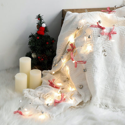 Cadena de Luces LED con Campanas Navideñas - Decoración Navideña Interior - Image 12