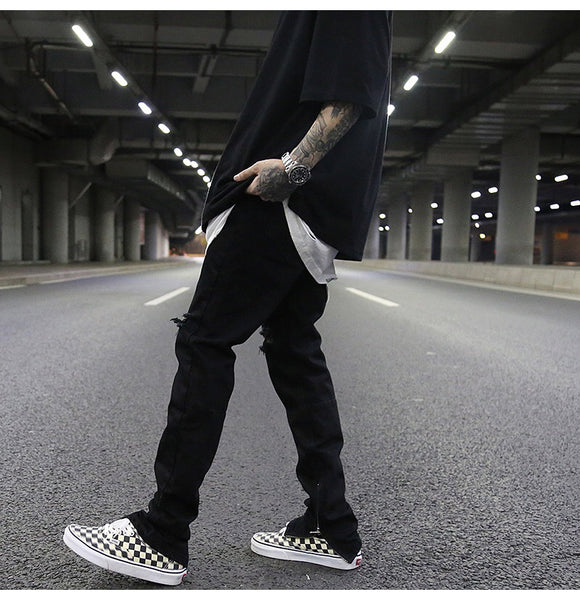 Jeans Slim Fit con Cierre