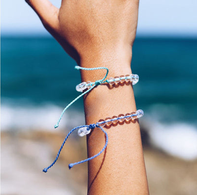 Pulsera de Cristal con Cuentas Brillantes