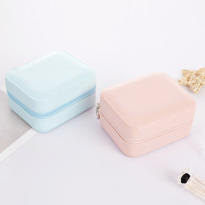 Organizador de Joyas Portátil con Compartimentos y Cierre - Caja de Viaje para Anillos y Aretes - Image 5