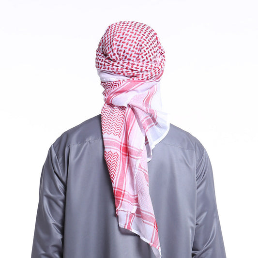Pañuelo Cuadrado Grande Jacquard Patrón Onda para Hombre