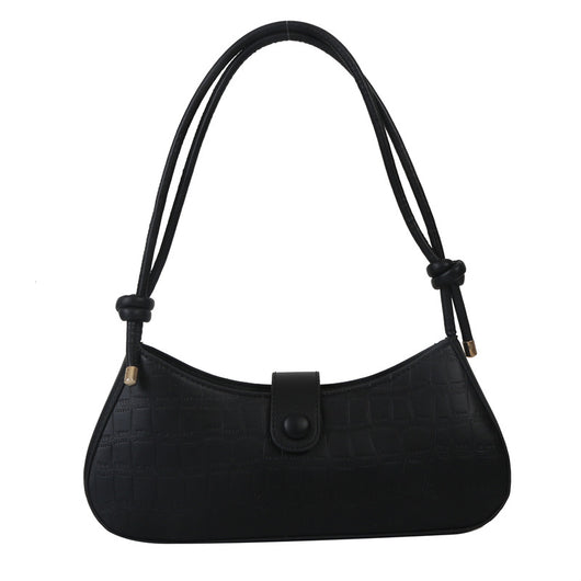 Bolso de Hombro Minimalista con Patrón de Piedra - Image 6