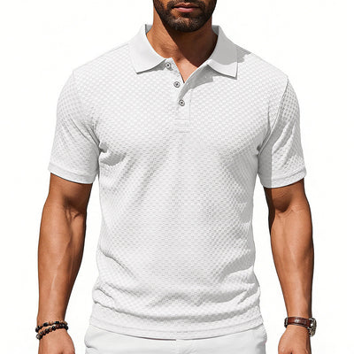 Polo Cuadros Hombre Transpirable Casual - Image 3
