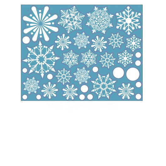 Pegatinas Navideñas y de Año Nuevo para Ventanas de Cristal Estático - Image 11