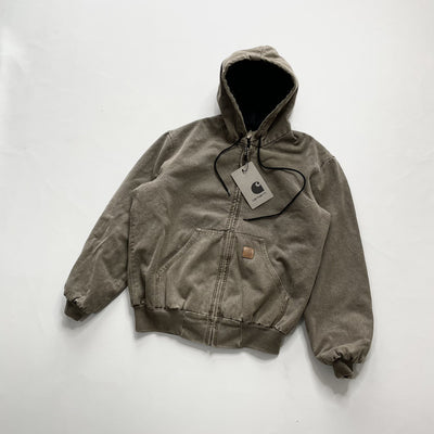 Chaqueta Hoodie con Cierre y Detalles Desgastados para Hombre - Image 3