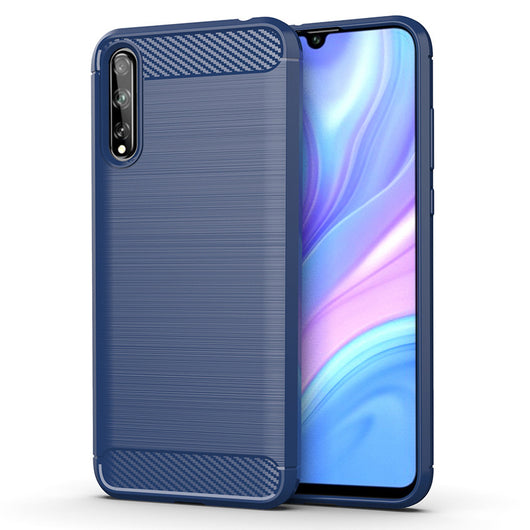 Funda de silicona suave con patrón de fibra de carbono cepillada - Image 9