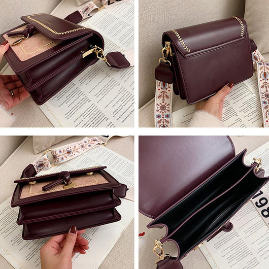 Bolso Bandolera con Correa Cuadrada - Image 17