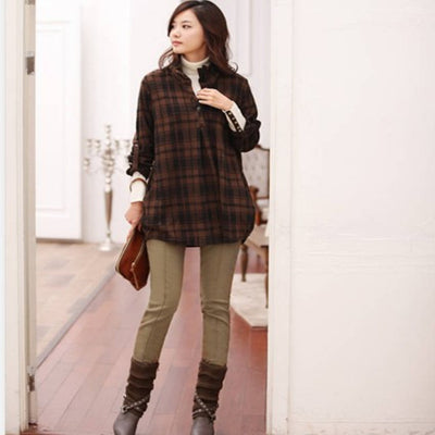 Leggins Gruesos de Terciopelo Estilo Coreano para Otoño e Invierno - Image 3